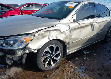 2017 Honda Accord Ex-L V6 из США, поврежденный, VIN 1HGCR3F80HA044489